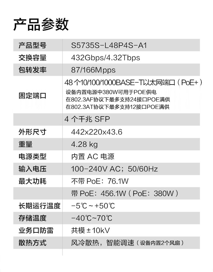 華為企業級交換機