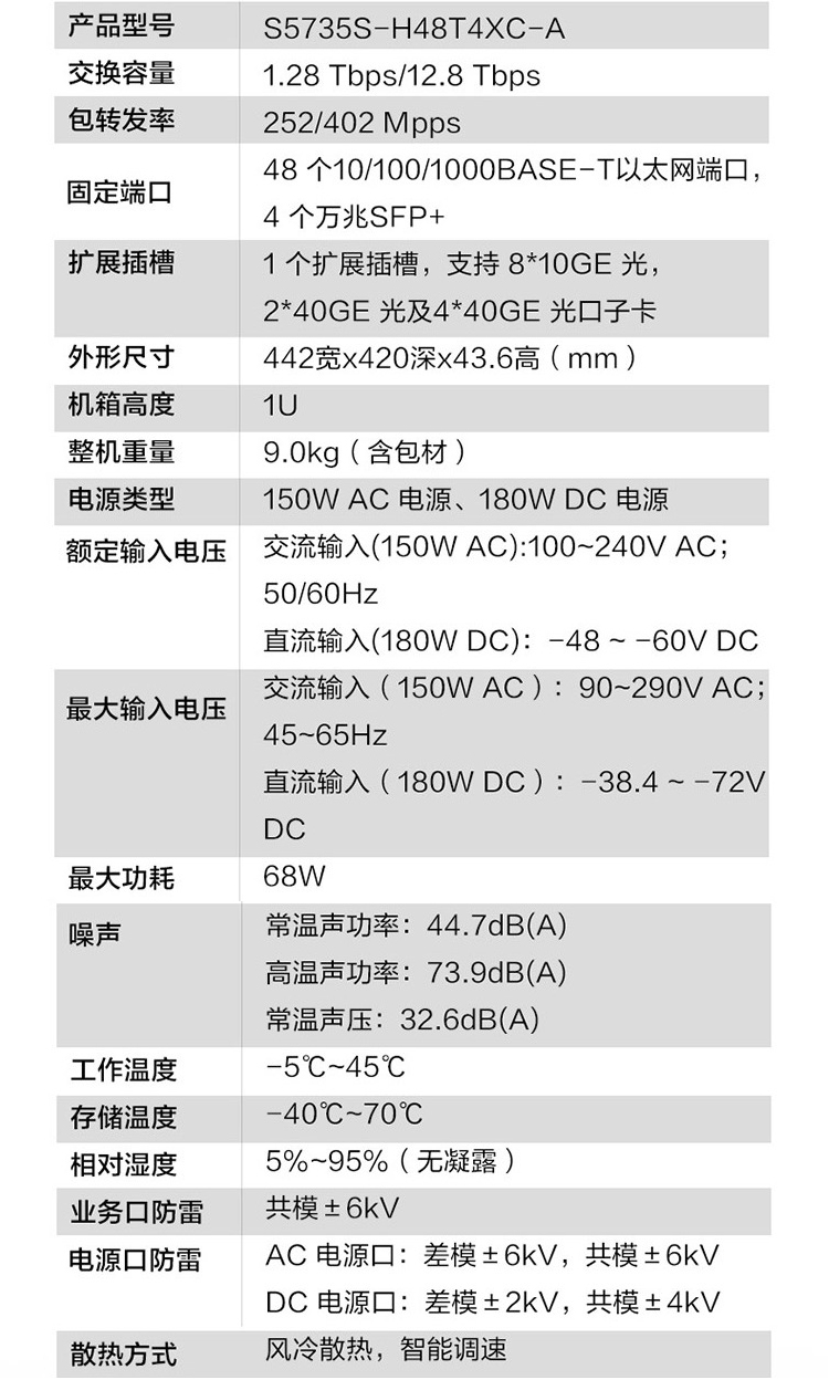 華為交換機