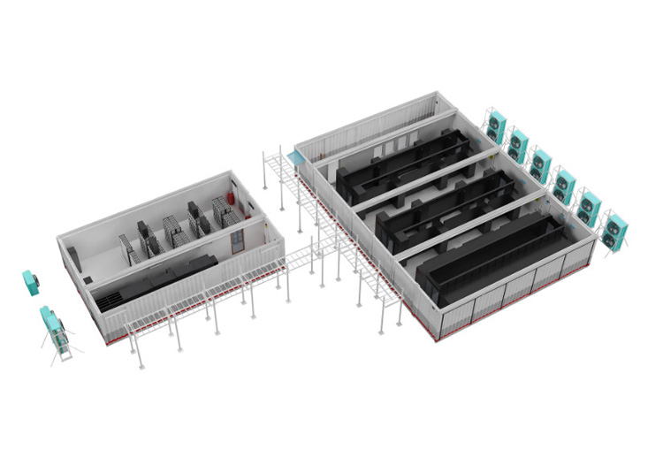 華為FusionModule1000B預(yù)制模塊化數(shù)據(jù)中心